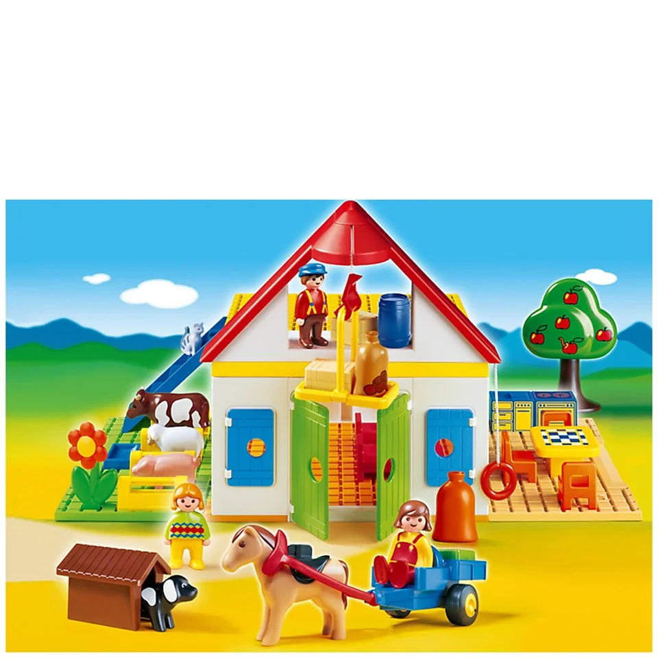 Playmobil -Coffret Grande ferme 1.2.3 (6750) Image 1