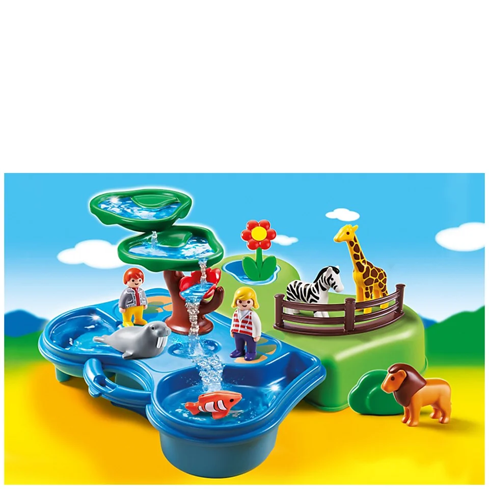 Playmobil -Zoo transportable avec bassins aquatiques (6792) Image 1