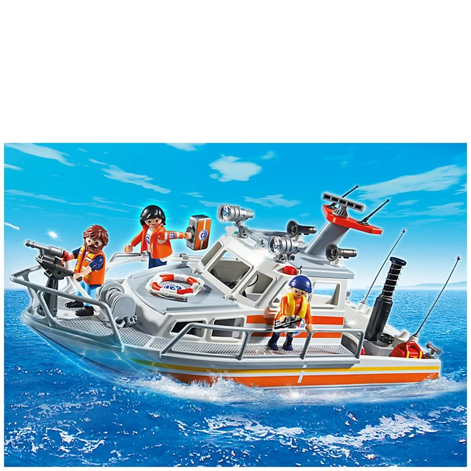 Playmobil -Bateau de sauvetage avec pompe à incendie (5540) Image 1