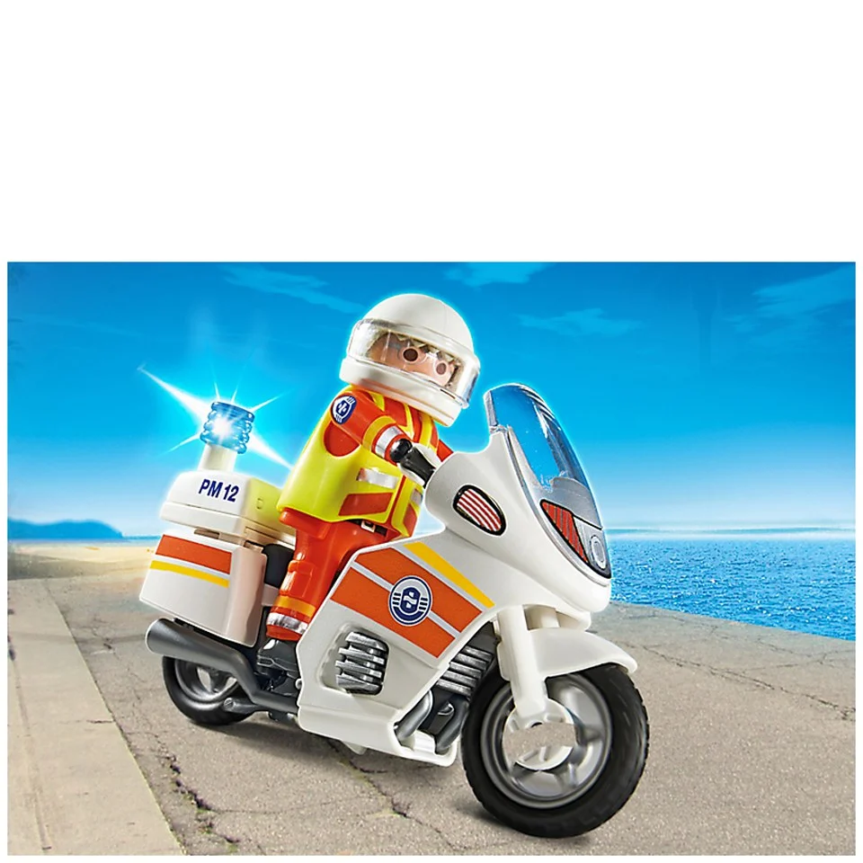 Playmobil -Sauveteur avec moto (5544) Image 1
