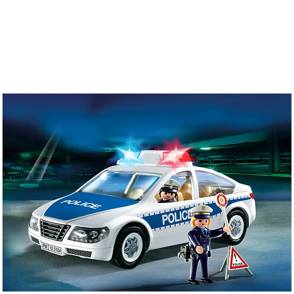 Voiture de police avec lumières clignotantes -Playmobil (5184) Image 1