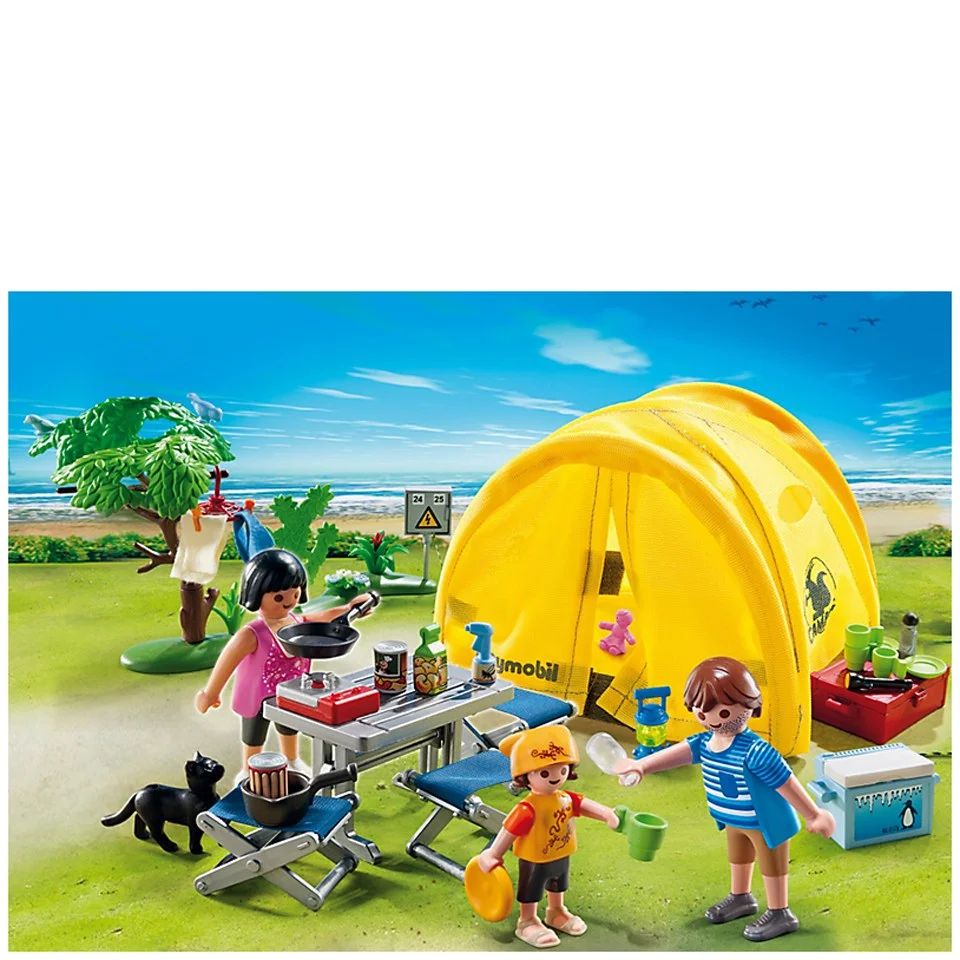 Playmobil -Famille et tente de camping (5435) Image 1