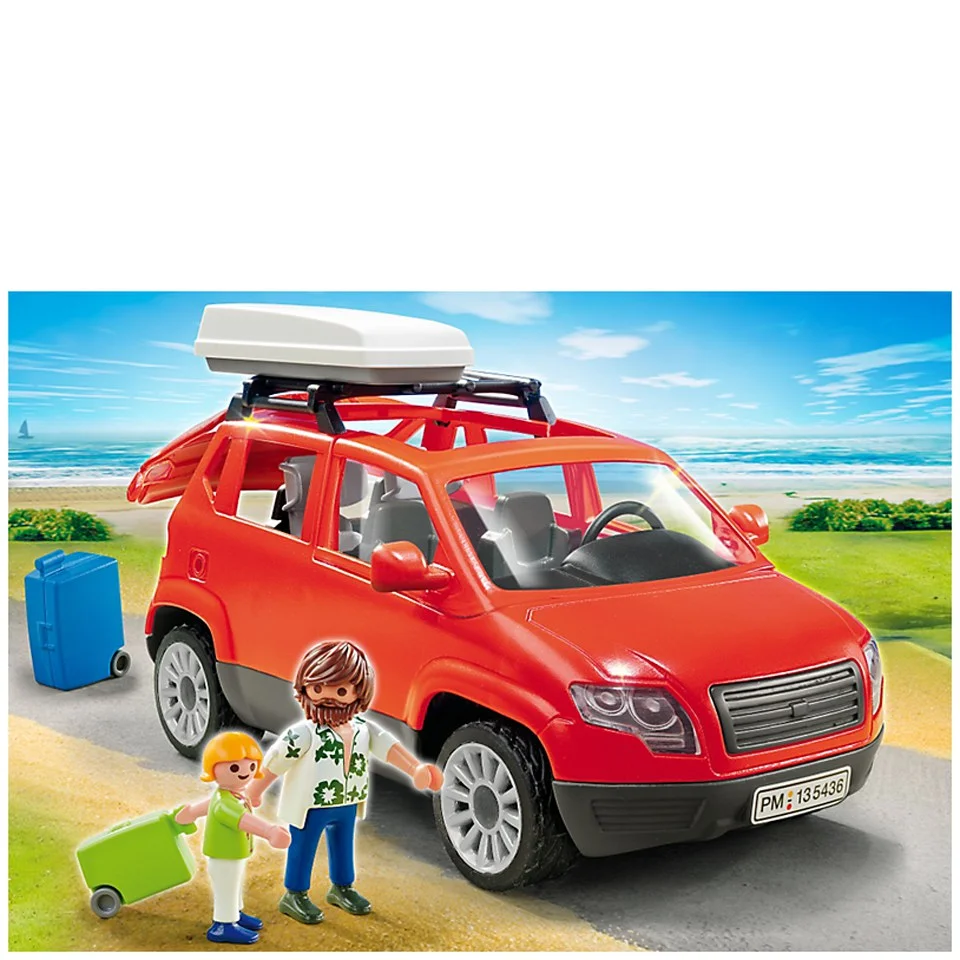Playmobil -Voiture avec coffre de toit (5436) Image 1