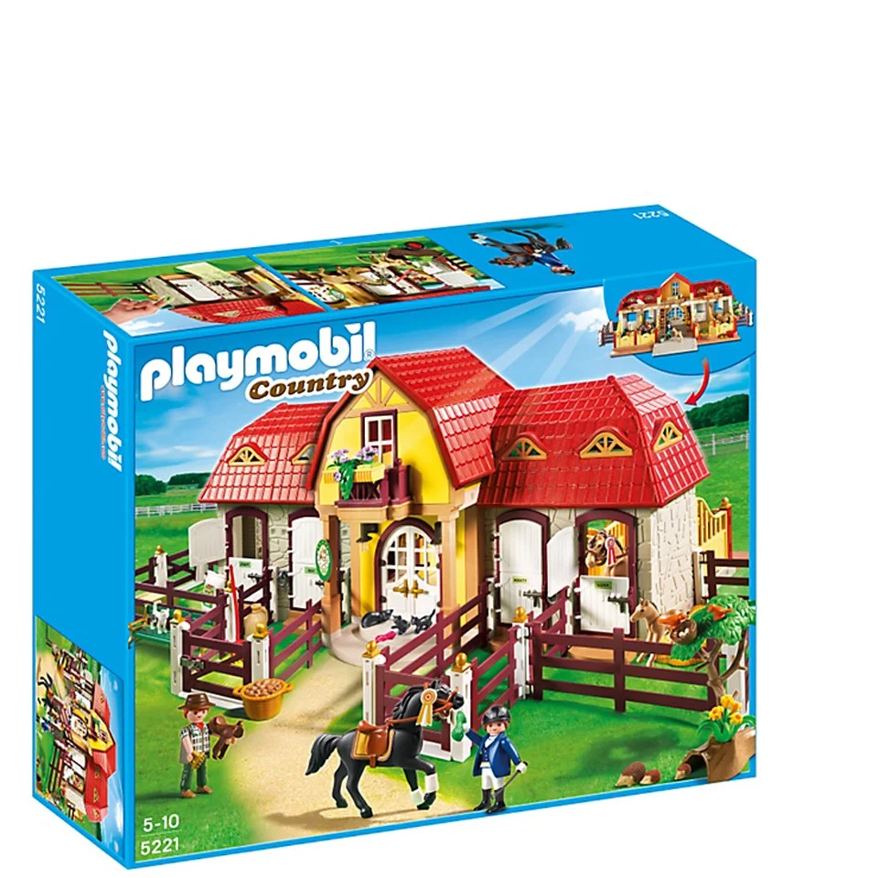 Haras avec chevaux et enclos -Playmobil (5221) Image 1