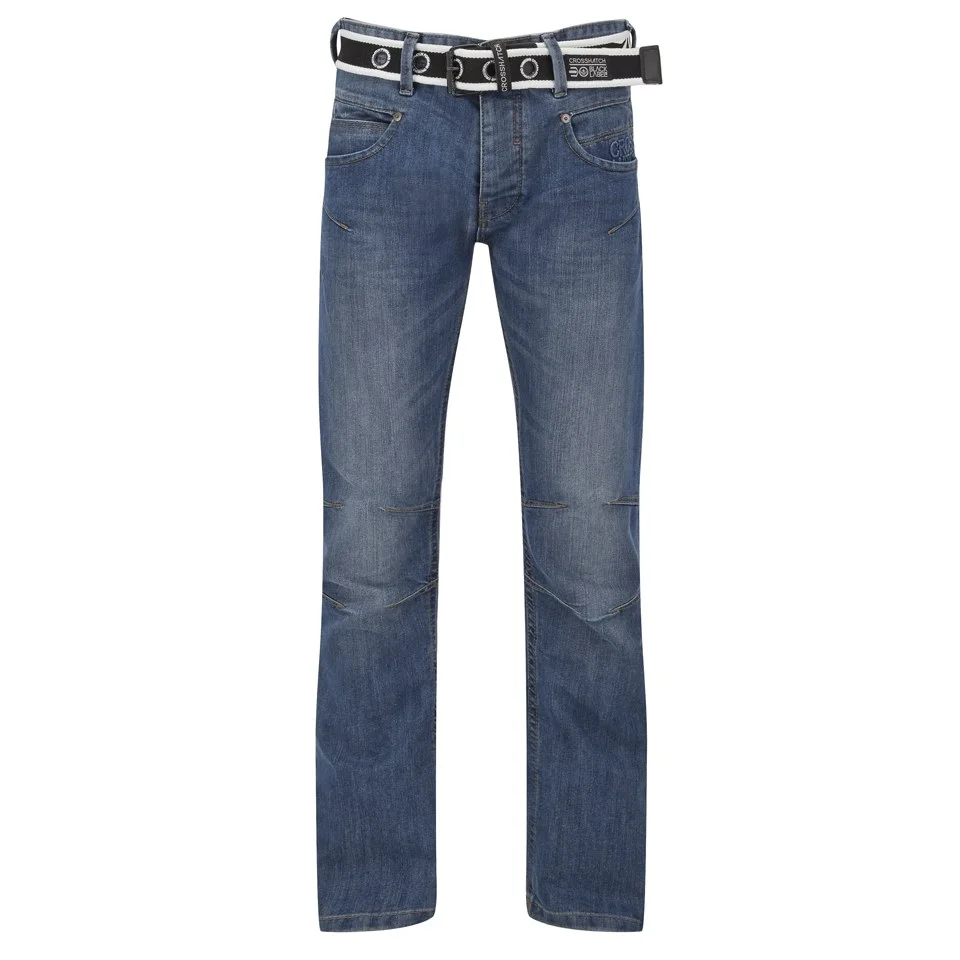 Jean Crosshatch "Oakland" -Homme - 30S - Bleu Image 1