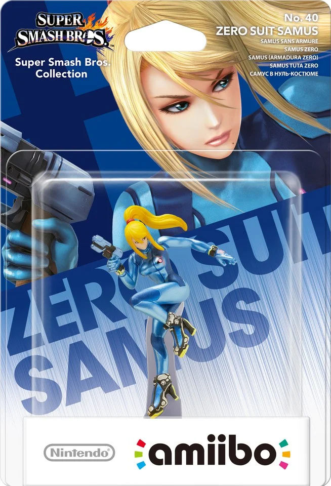 Amiibo Collection Super Smash Bros Samus Sans Combinaison Image 1