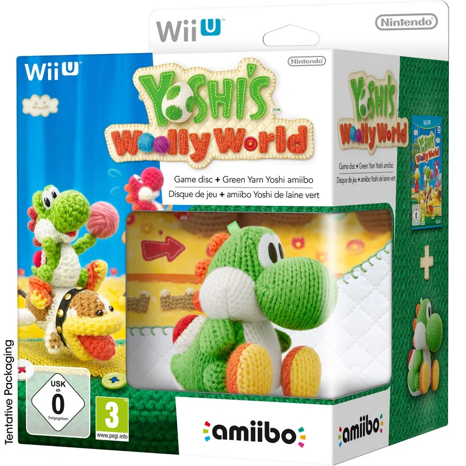 Yoshi's Woolly World - Includes Yarn Yoshi Green amiibo Image 1