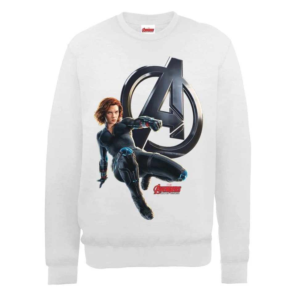 Marvel Avengers Age of Ultron Black Widow Sweatshirt - Ash Grey - S - Gris Image 1