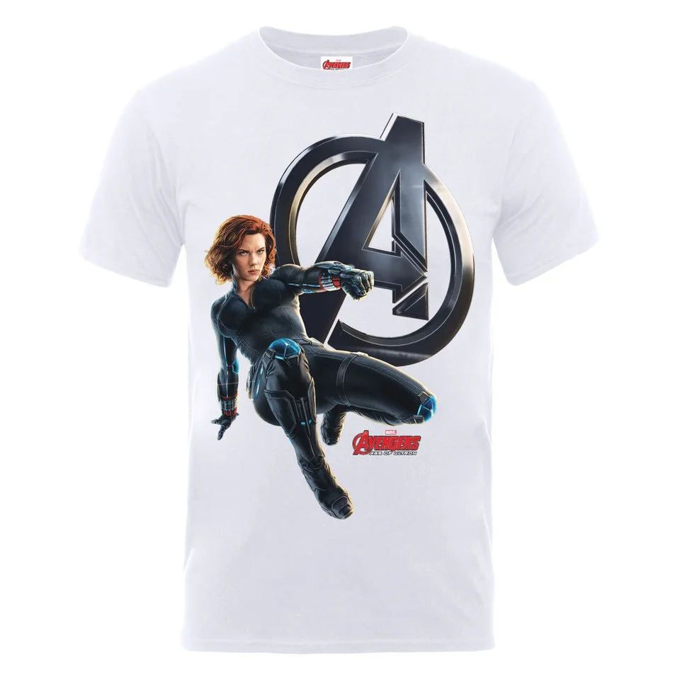 Marvel Avengers Men's Age of Ultron Black Widow T-Shirt - White - S - Blanc Image 1
