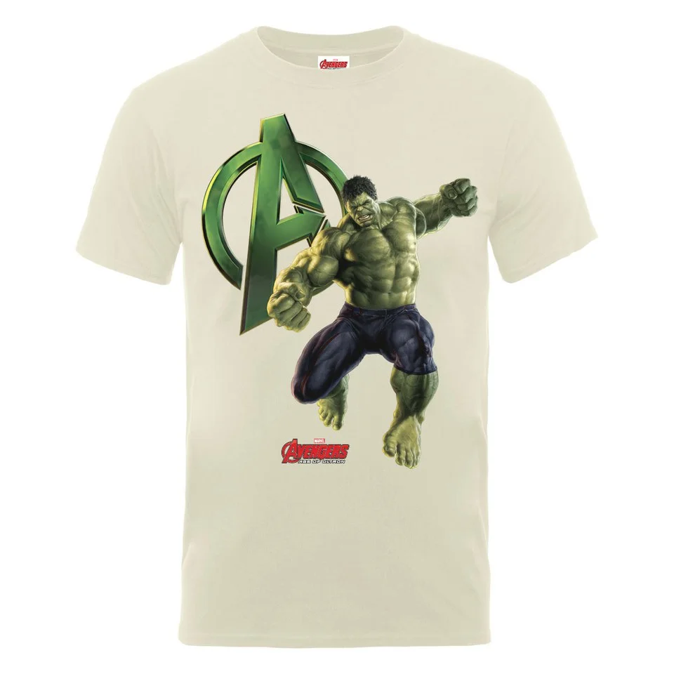 Marvel Avengers Men's Age of Ultron Hulk T-Shirt - Nude - S - Nude Image 1