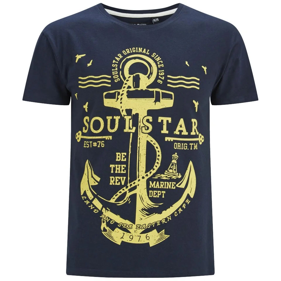 Soul Star Men's Webster T-Shirt - Navy - S - Bleu Image 1