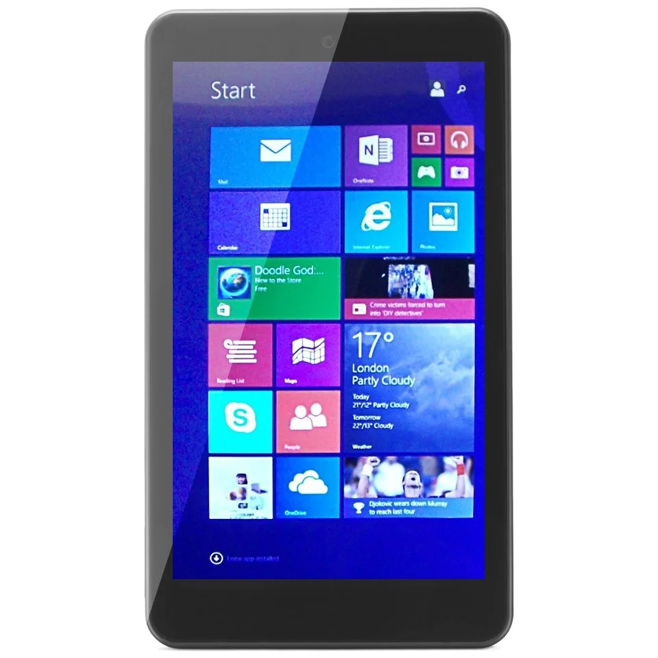 Hipstreet W7 (HS-7DTB34) Tablette 7" Pouces 16GB - Noir (Windows 8 et abonnement d'1 an d'Office 365 Pré-Téléchargé) Image 1