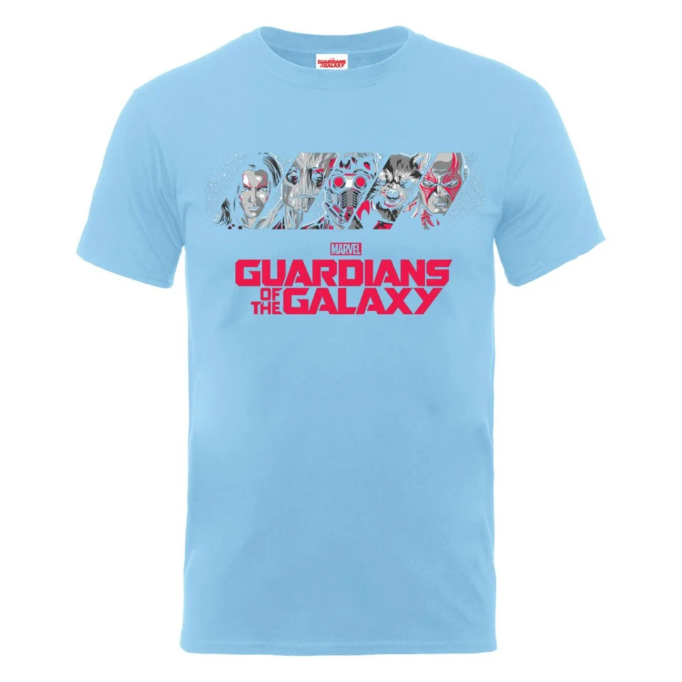 Marvel Guardians of the Galaxy Men's Team Logo T-Shirt - Sky - S - Bleu Image 1