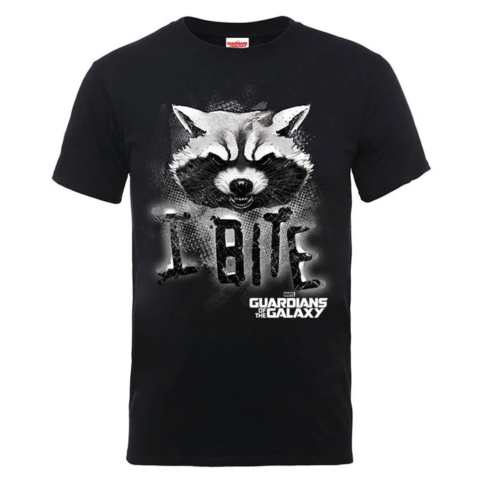 Marvel Guardians of the Galaxy Men's I Bite T-Shirt - Black - S - Noir Image 1