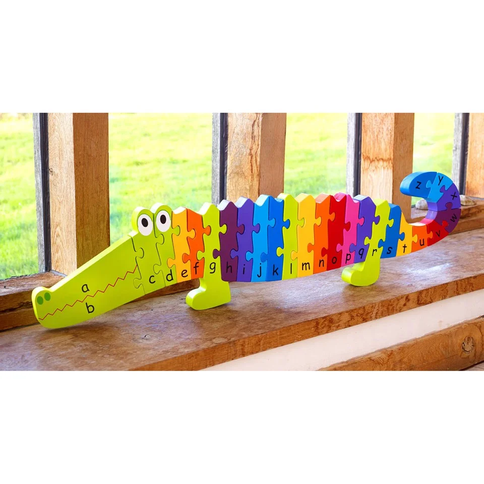 Puzzle Crocodile en Bois -Orange Tree Toys Image 1