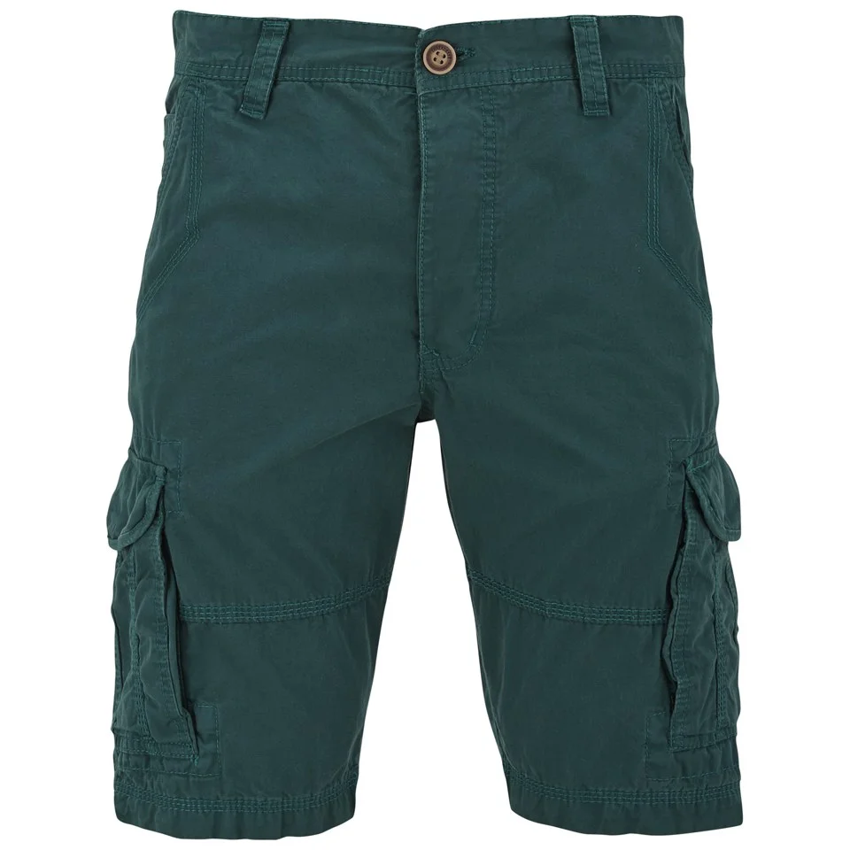 Threadbare Men's Fargo Cargo Shorts - Teal - S - Bleu Sarcelles Image 1