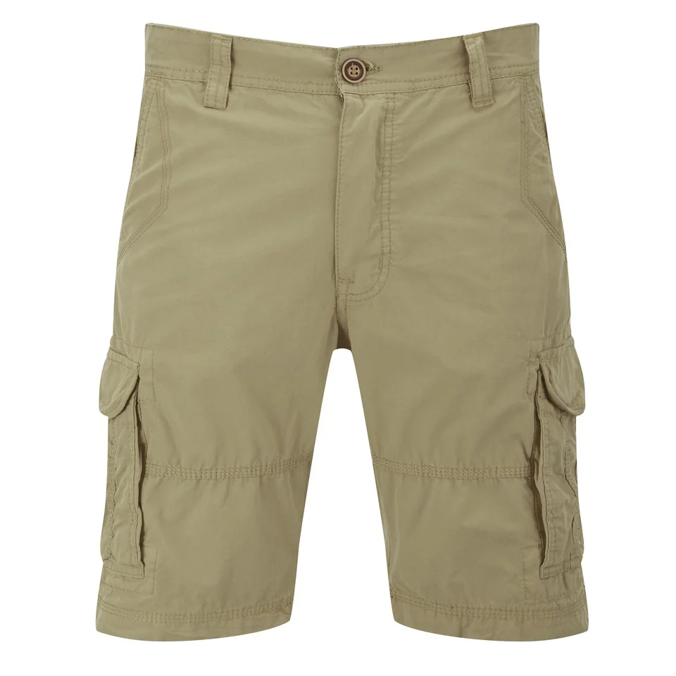 Threadbare Men's Fargo Cargo Shorts - Stone - S - Pierre Image 1