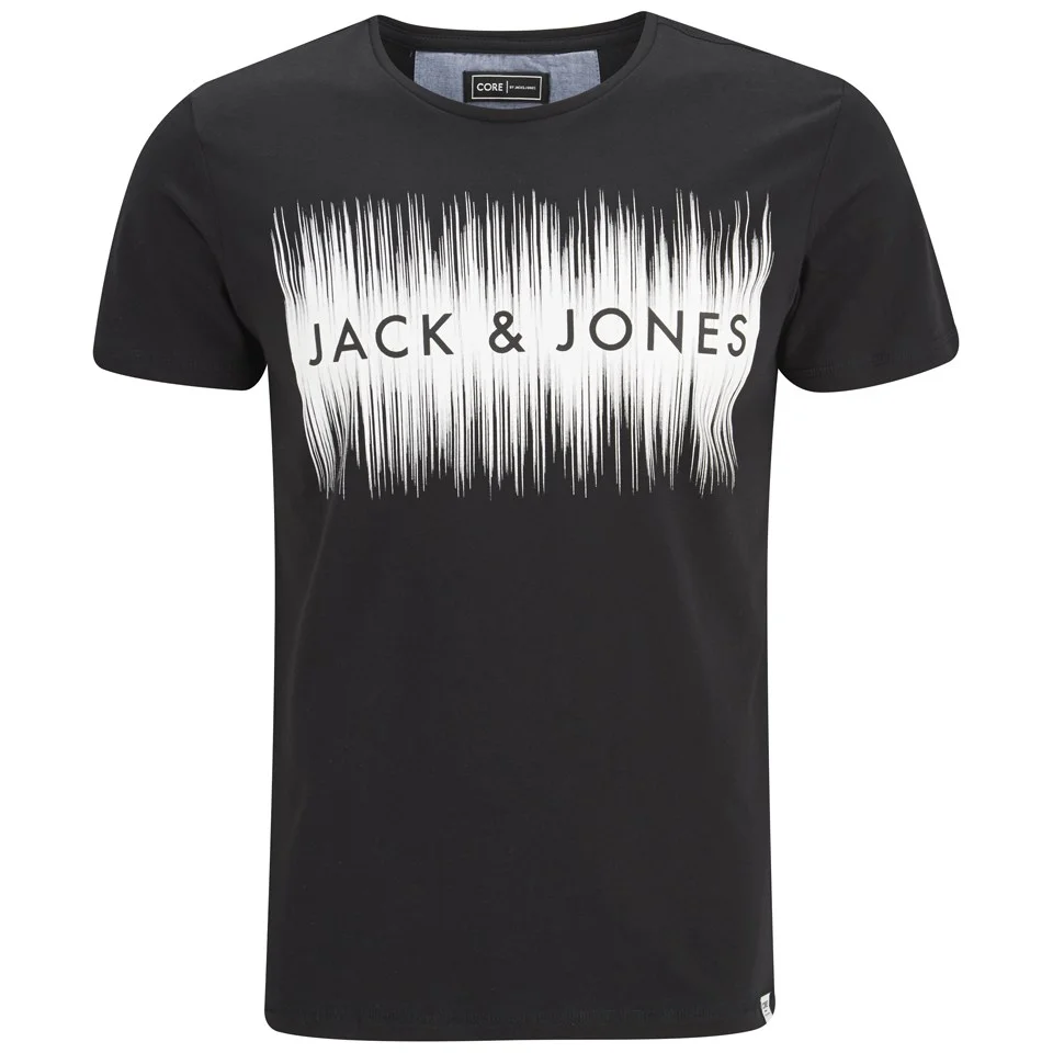 Jack & Jones Men's Many T-Shirt - Black - M - Noir Image 1
