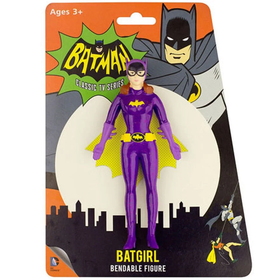 NJCroce DC Comics Batman Classic TV Series Batgirl 6 Inch Bendable Action Figure Image 1