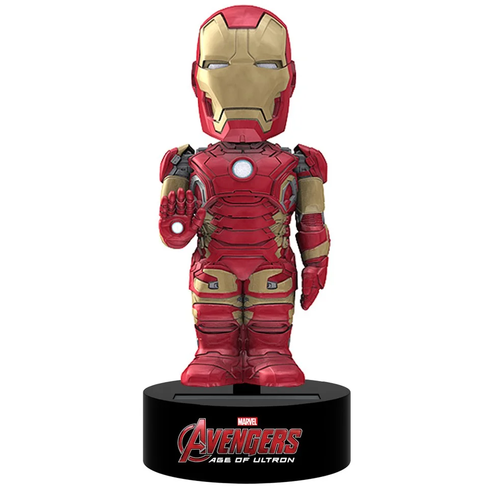 Figurine Solaire Iron Man- Avengers L'ère d'Ultron NECA- Body Knocker Image 1