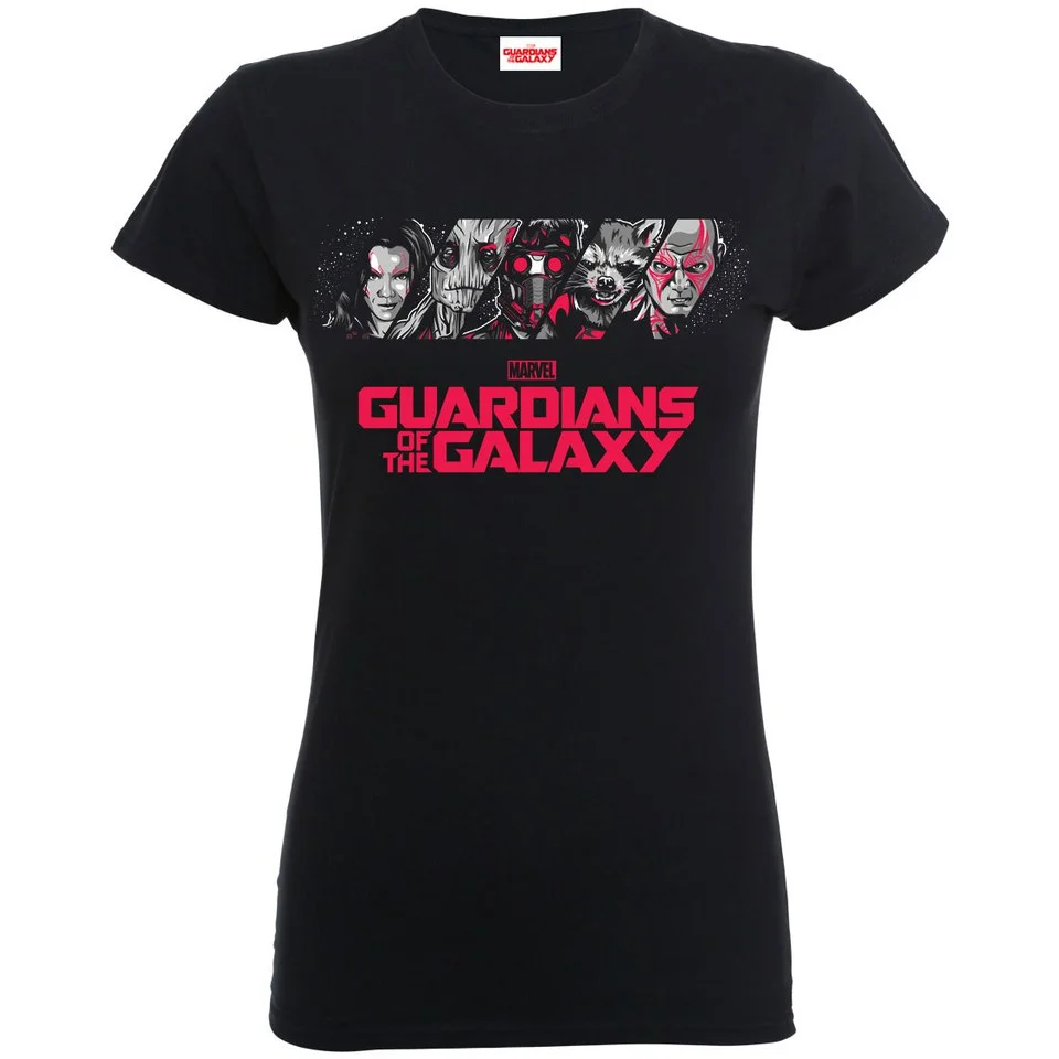 Marvel Women's Guardians of the Galaxy Team Logo T-Shirt - Black - S - Noir Image 1