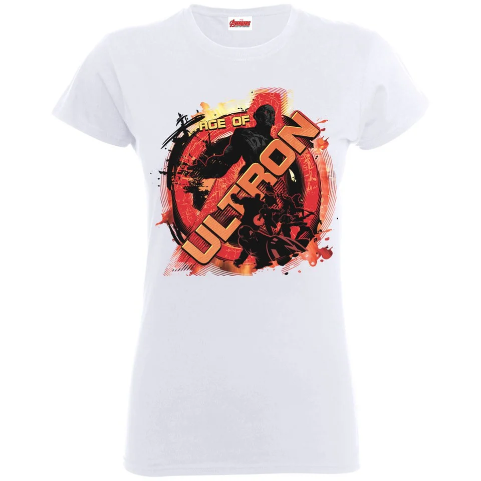 Marvel Women's Avengers Age of Ultron T-Shirt - White - S - Blanc Image 1