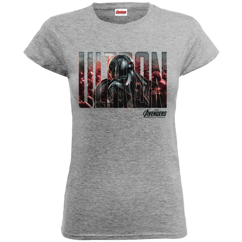 Marvel Women's Avengers Age of Ultron Ultron T-Shirt - Heather Grey - S - Gris Image 1
