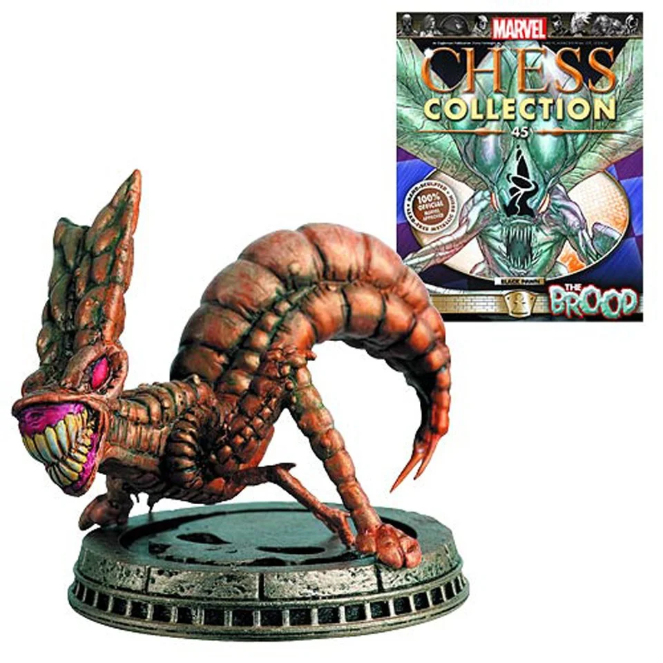 Pièce d'Echec Marvel Brood Black Pawn + magazine de collection Image 1