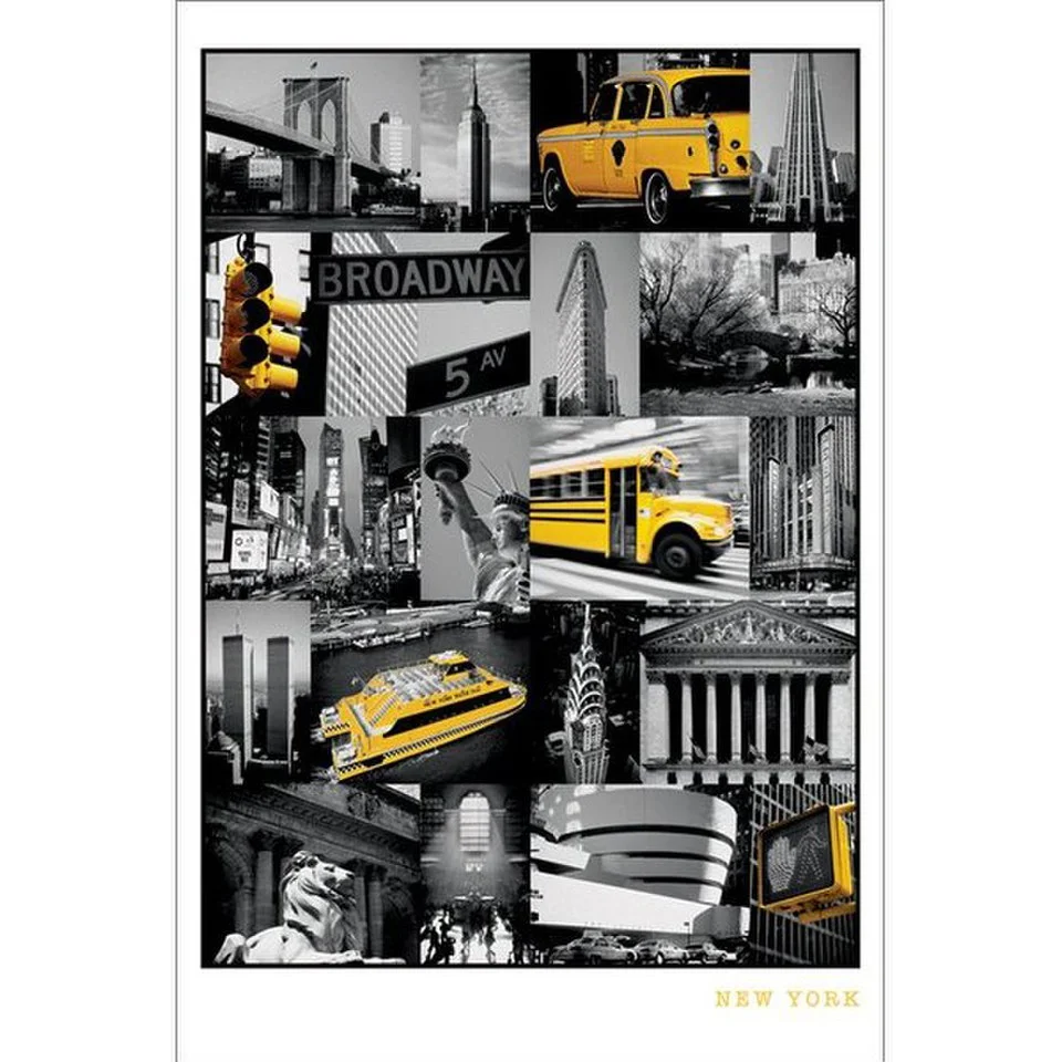New York Collage - 24 x 36 Inches Maxi Poster Image 1