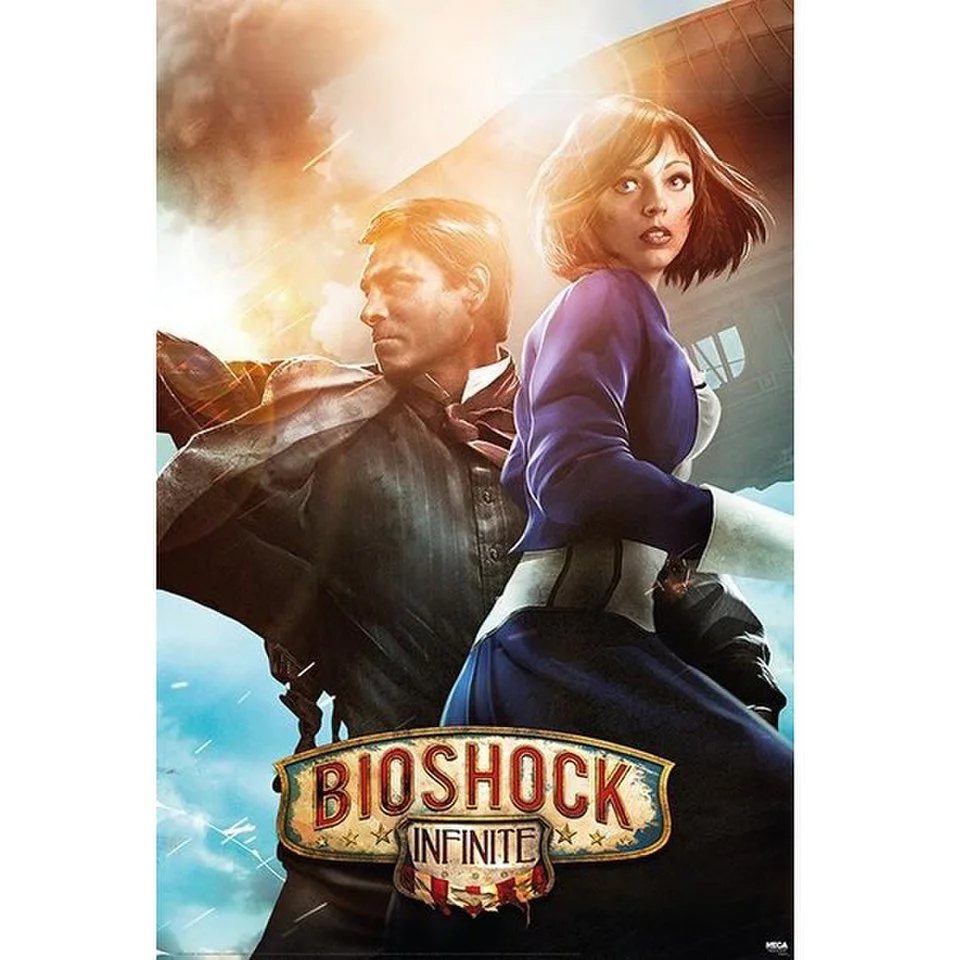 Bioshock Infinite Booker & Elizabeth - 24 x 36 Inches Maxi Poster Image 1