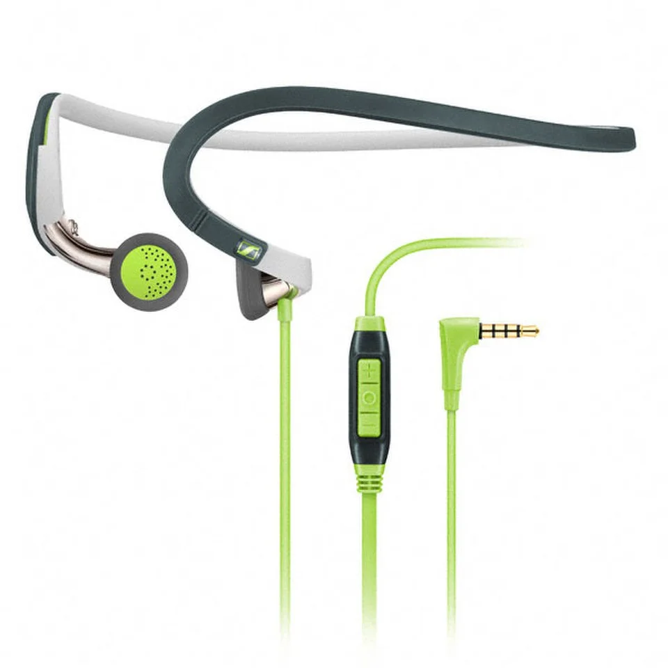 Sennheiser PMX 686G Sports écouteurs tour de cou avec télécommande et micro - Vert/Gris - Other Devices Image 1