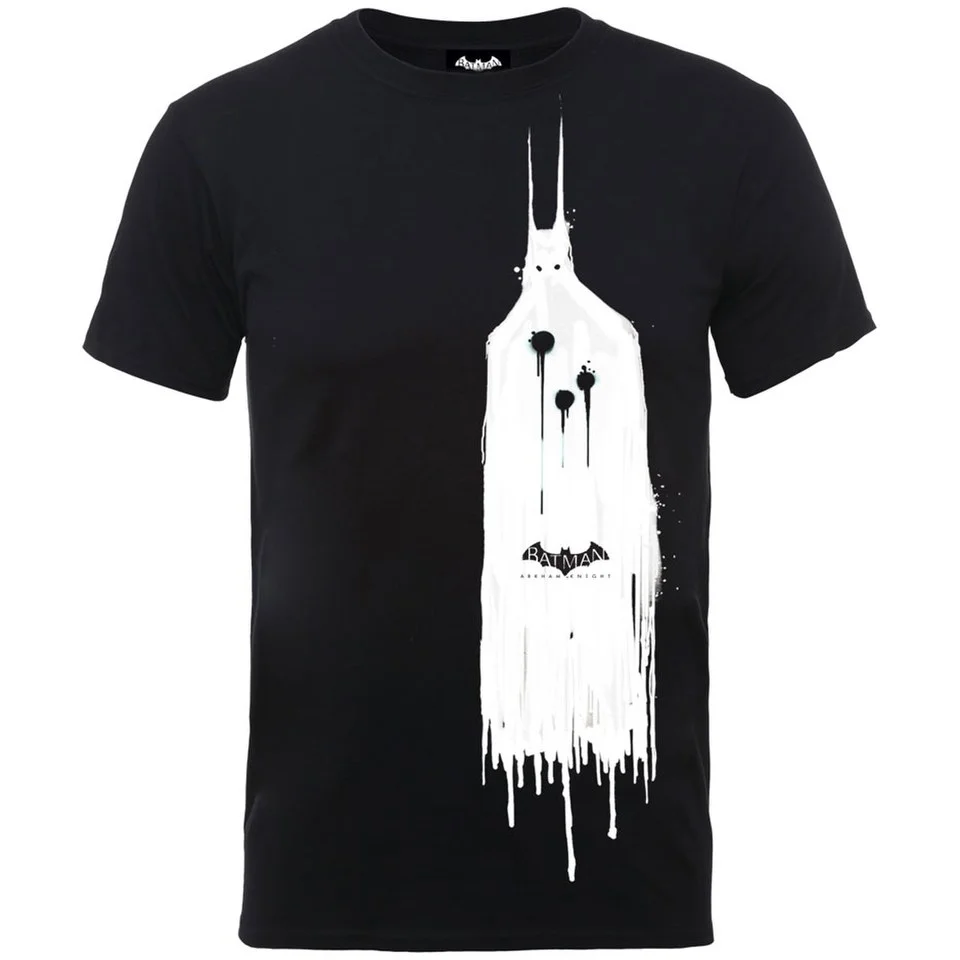 DC Comics Batman Arkham Knight Ghost Men's T-Shirt - Black - S Image 1