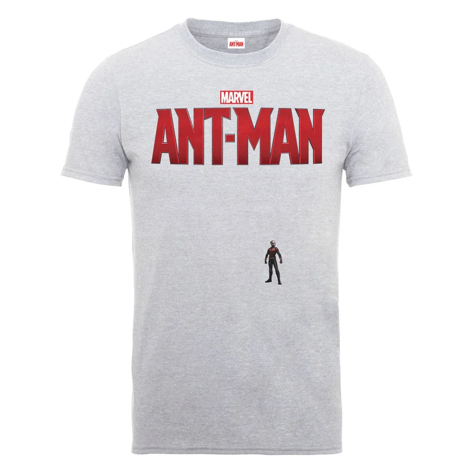 Marvel Men's Ant Man Tiny Ant Man T-Shirt - Heather Grey - S - Gris Image 1