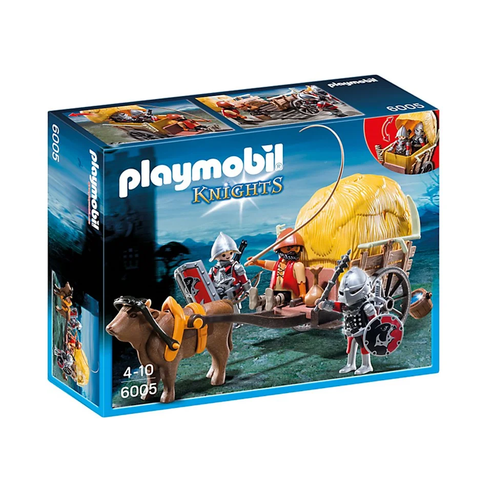Chevaliers de l'Aigle avec charrette piégée -Playmobil (6005) Image 1