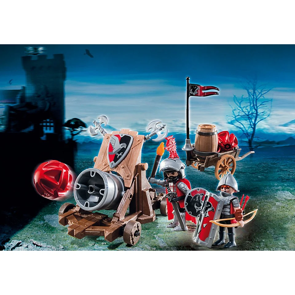 Playmobil -Chevaliers de l'Aigle avec canon géant (6038) Image 1