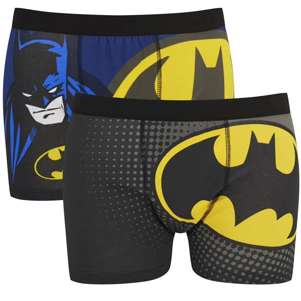 Batman Men's 2 Pack Boxers - Black - S - Noir Image 1