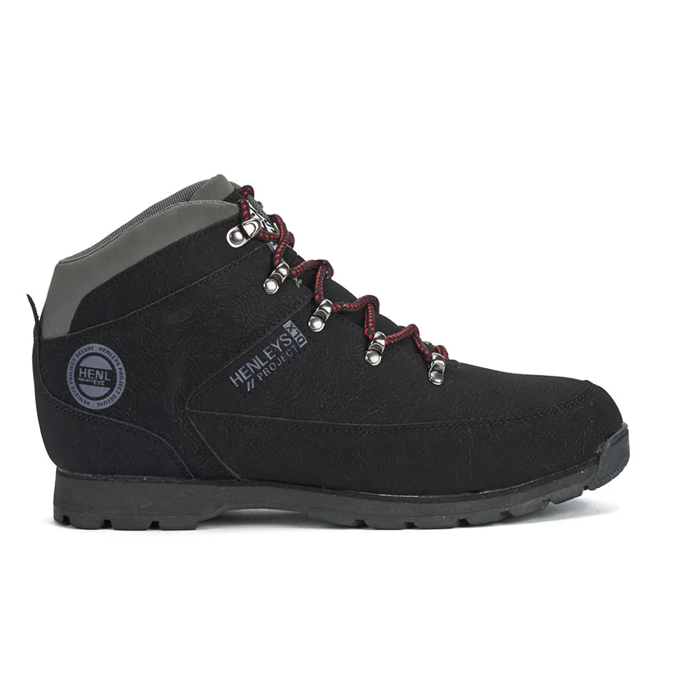 Chaussures de Randonnée pour Homme Henleys -Noir - UK 7 - Noir Image 1