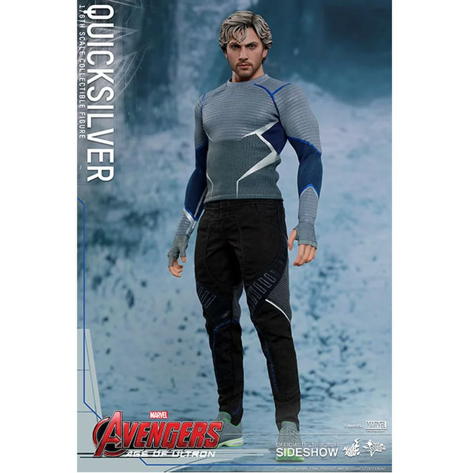 Figurine Quicksilver Hot Toys Marvel Avengers échelle 1/6 Image 1