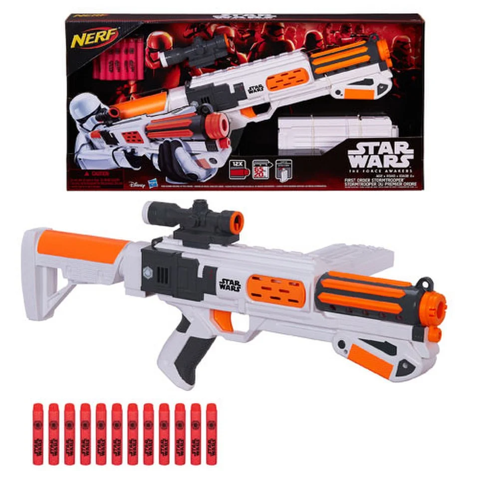 Star Wars The Force Awakens First Order Stormtrooper NERF Rifle Image 1