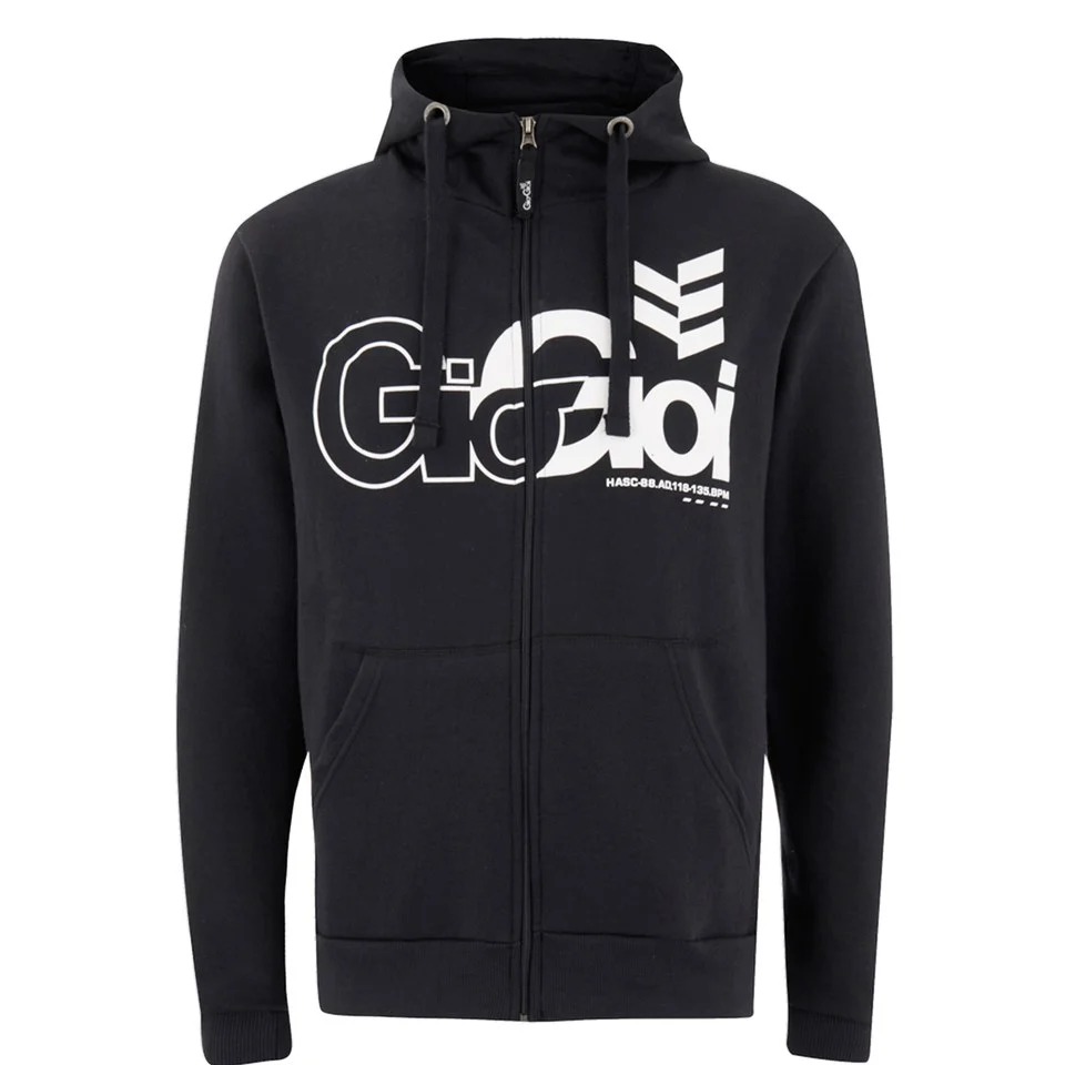 Gio Goi Men's Lancer Zip Through Hoody - Black - S - Noir Image 1