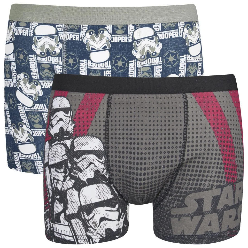 Star Wars Lot de 2 Boxers Stormtrooper -Homme - S - Noir Image 1
