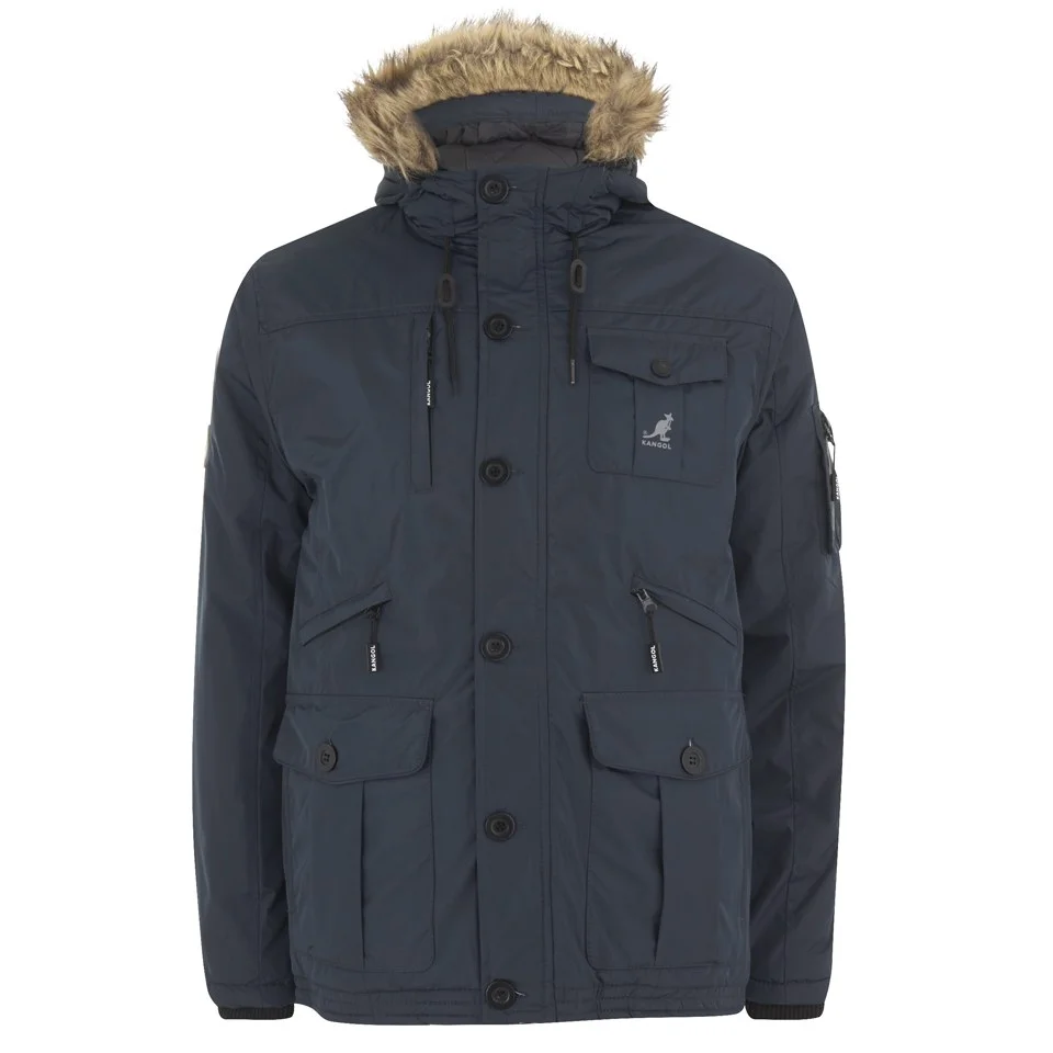 Kangol Men's Hemlock Ripstop Parka - Navy - S - Bleu Image 1