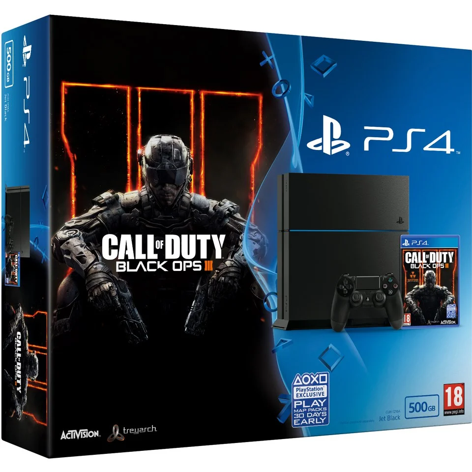 Sony PlayStation 4 500GB Console - Call of Duty: Black Ops III Image 1