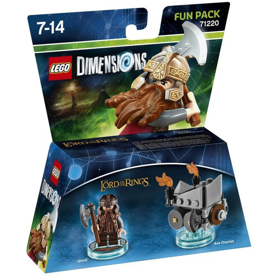 LEGO Dimensions, Pack Héros Gimli, Le Seigneur des Anneaux Image 1