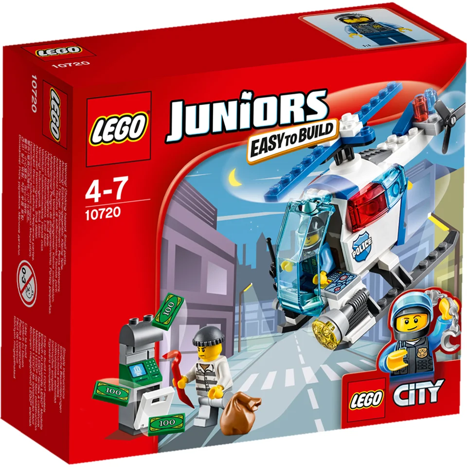 LEGO Juniors: La poursuite en hélicoptère de police (10720) Image 1