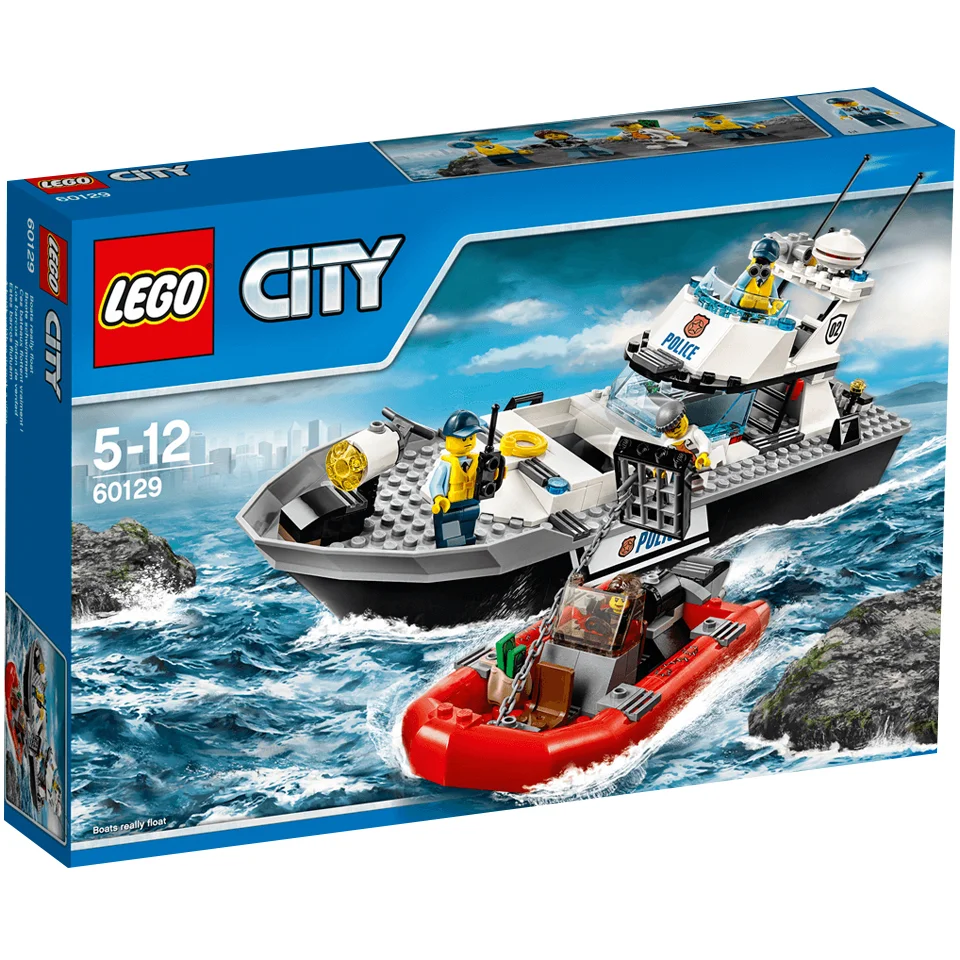 LEGO City: Le bateau de patrouille de la police (60129) Image 1