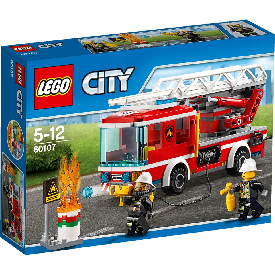 LEGO City: Le camion de pompiers avec échelle (60107) Image 1