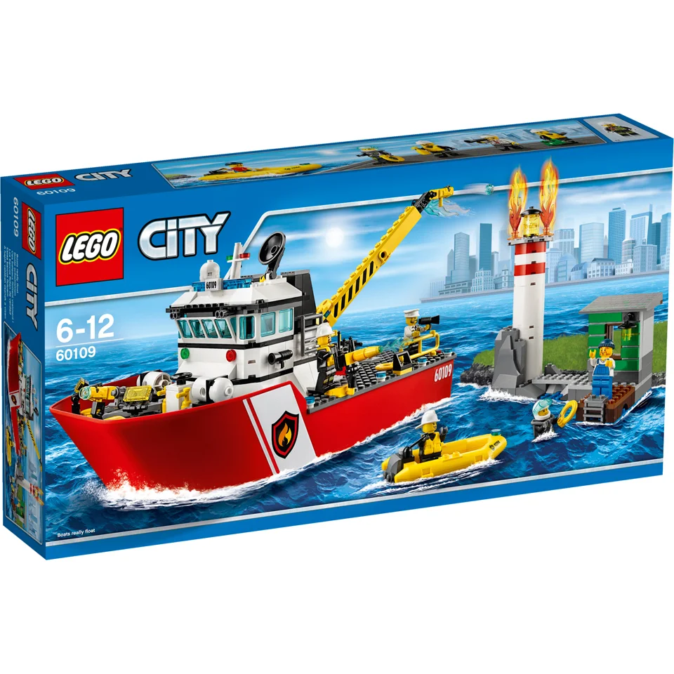 LEGO City: Le bateau des pompiers (60109) Image 1