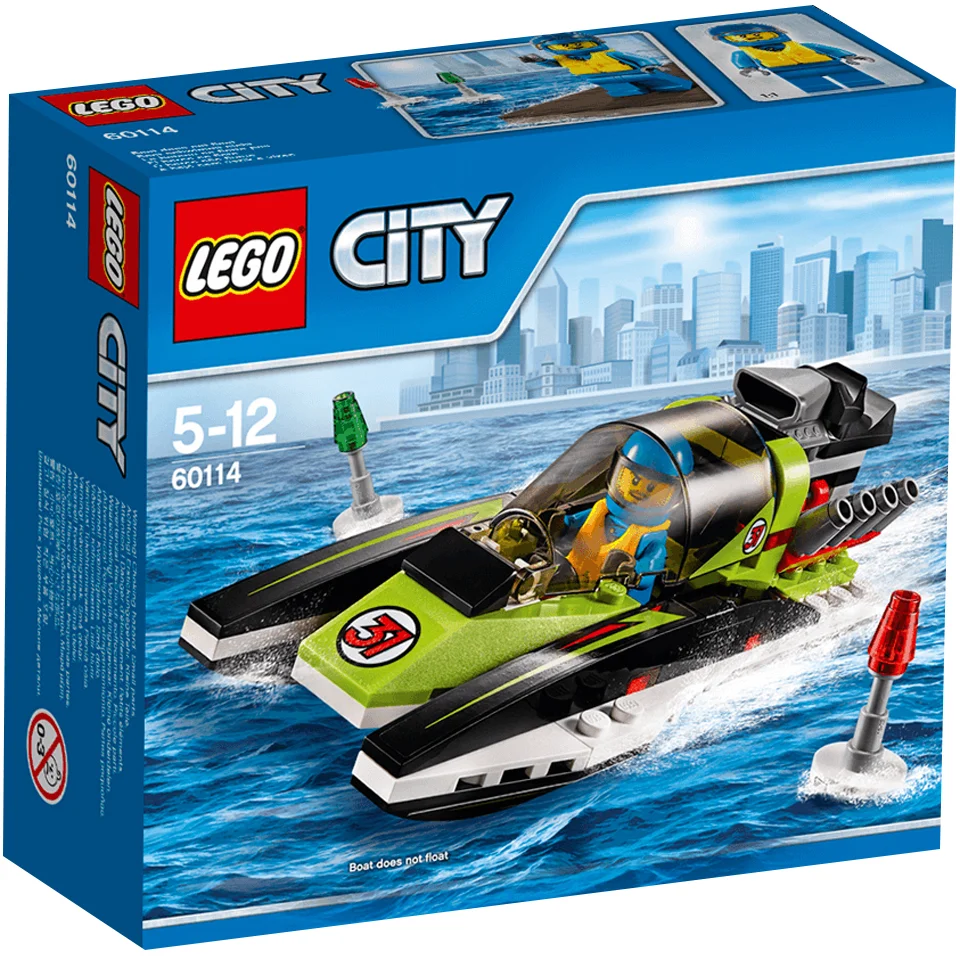 LEGO City: Le bateau de course (60114) Image 1