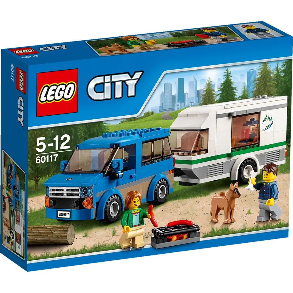 LEGO City: La camionnette et sa caravane (60117) Image 1